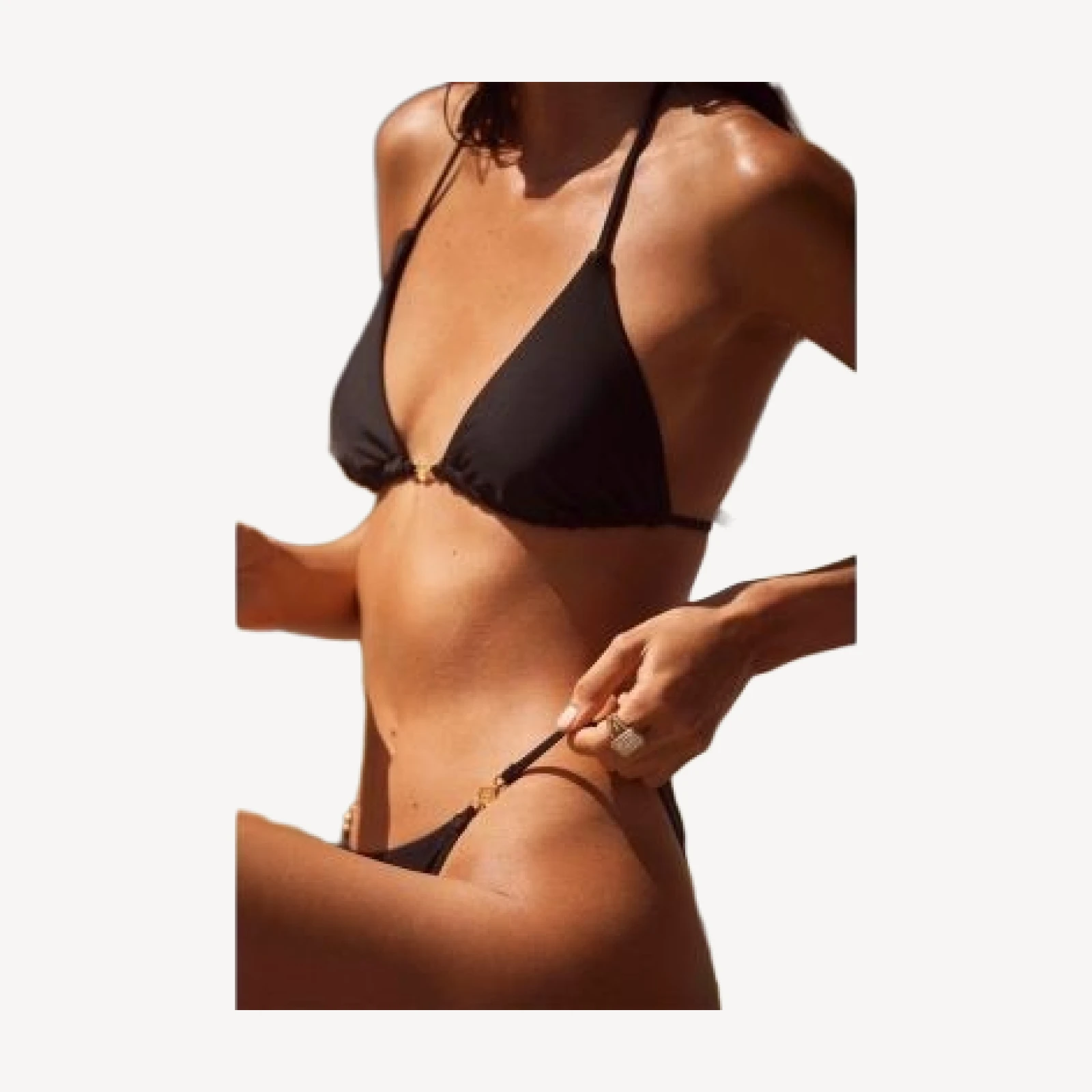 L'Agence Violet String Bikini Bottom