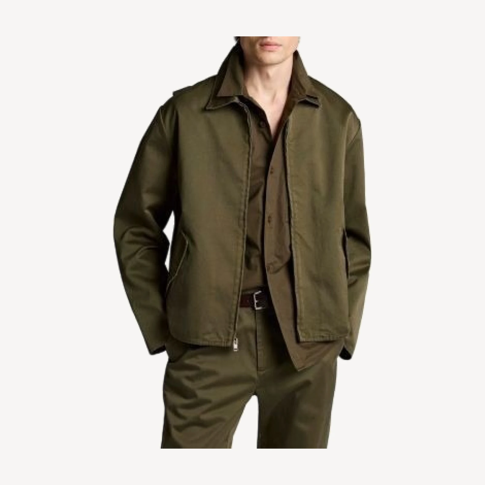 Vince Cotton Brushed Twill Field Jacket