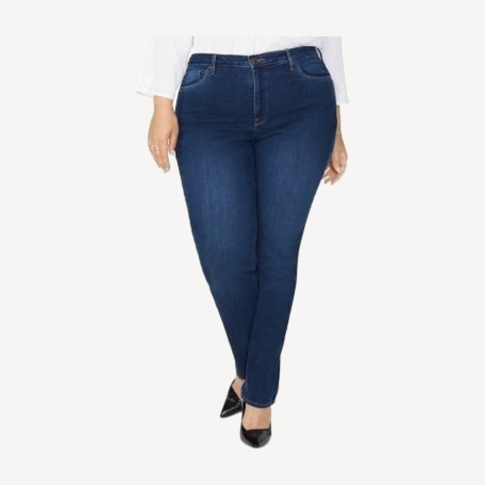 Nydj Plus Sheri High Rise Slim Jeans in Quinn