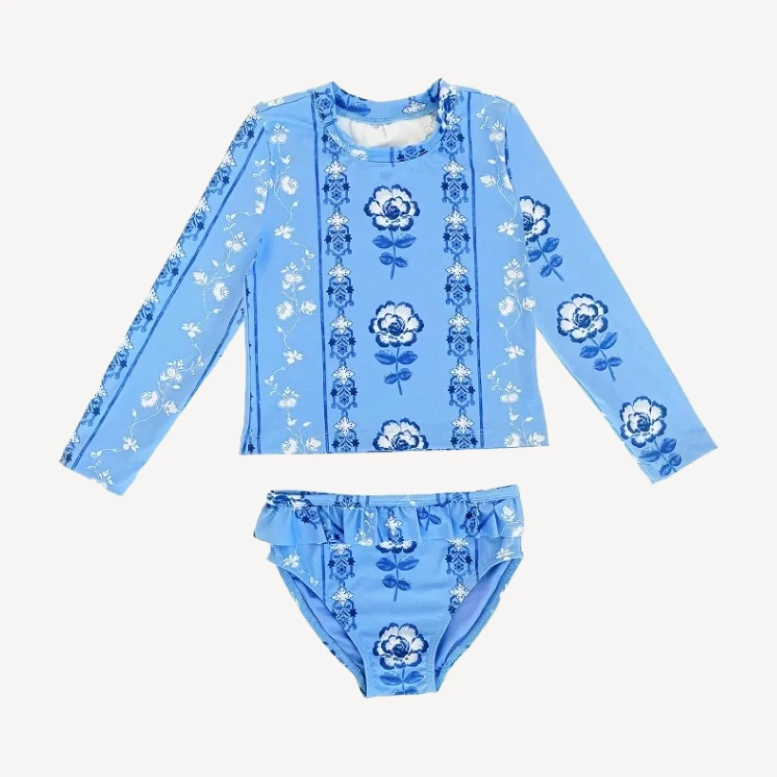 The Tiny Ariel Rashguard - Blue Arcadia Border