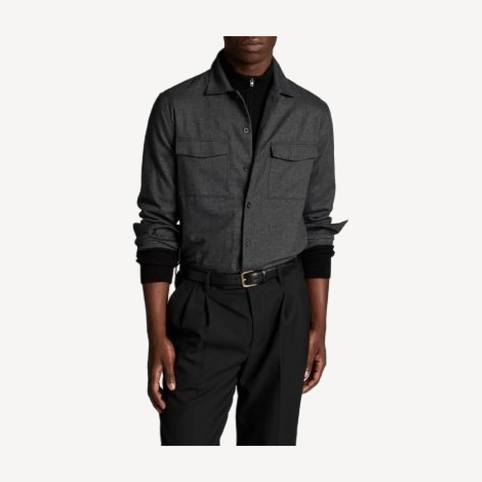 Vince Flannel Garage Cotton Pocket Shirt Jacket