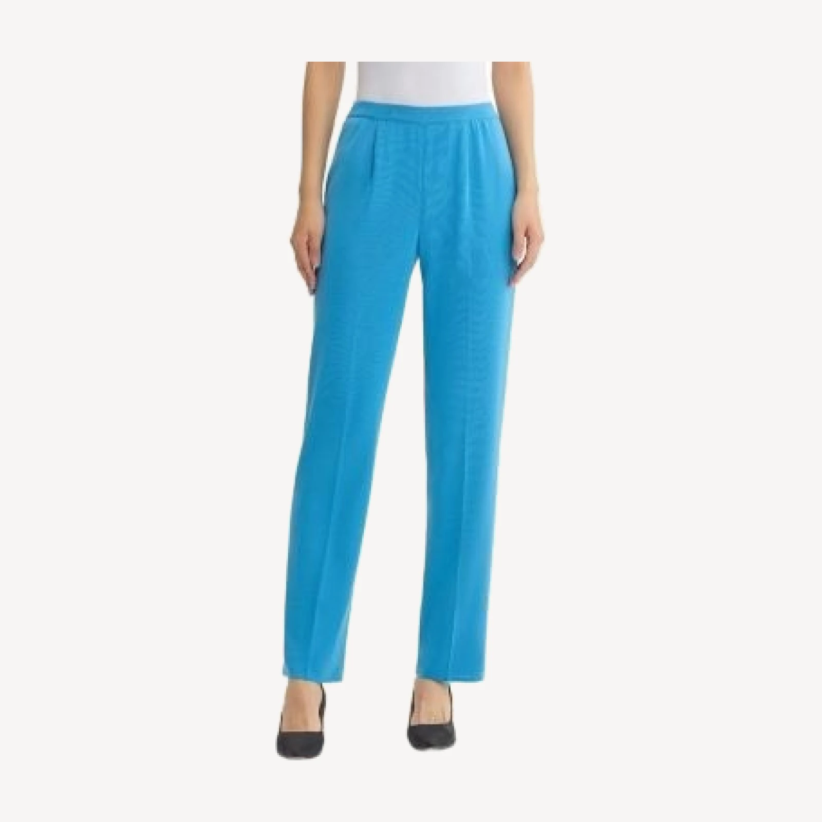 Ming Wang Plus Knit Straight Leg Pants
