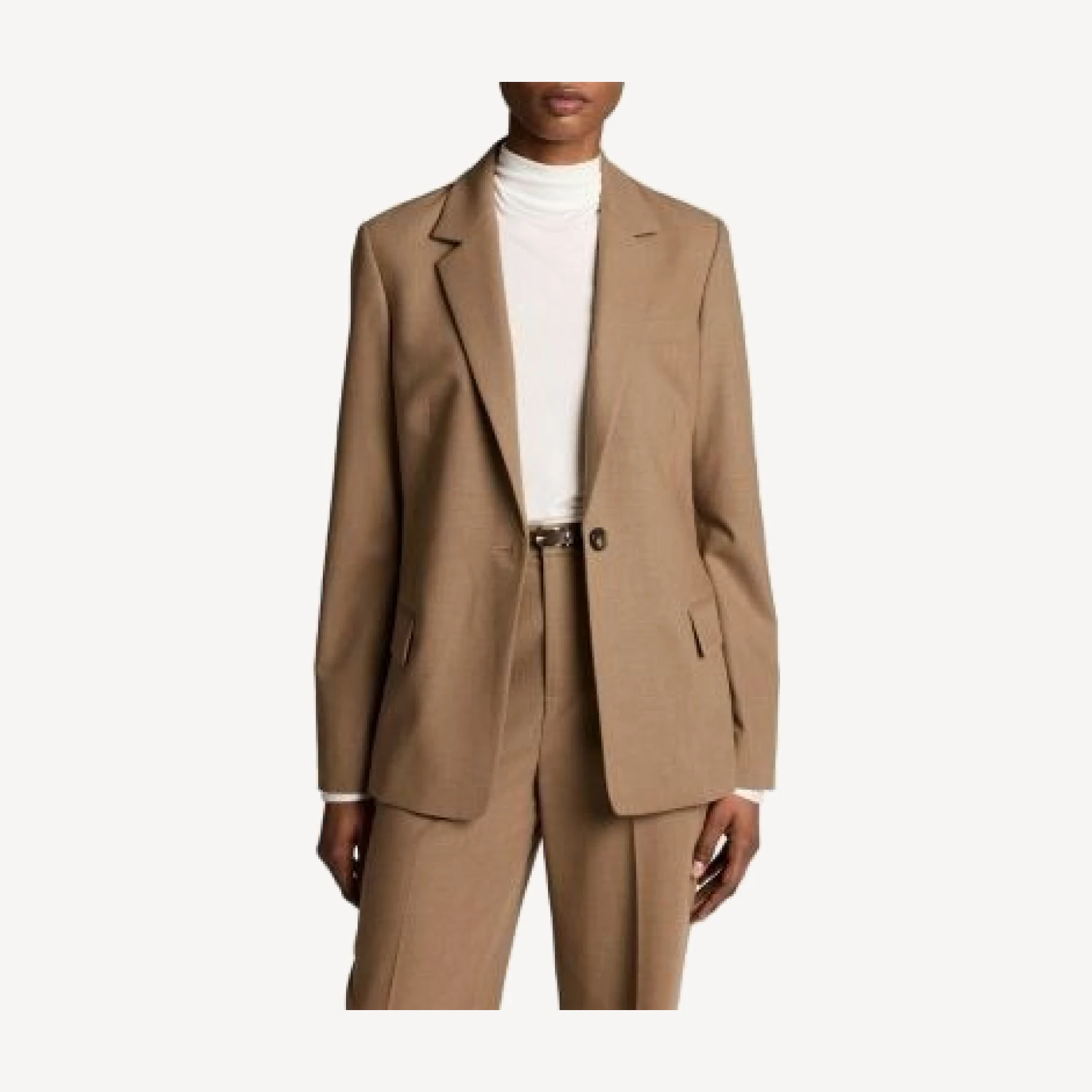 Vince Single Button Back Slit Blazer