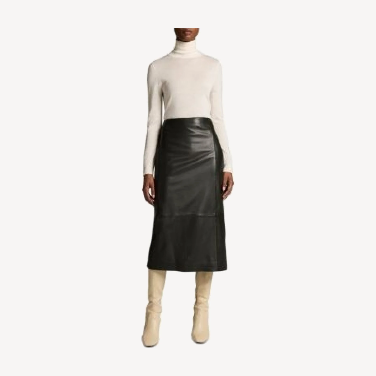 Vince Slim Turtleneck Long Sleeve Top