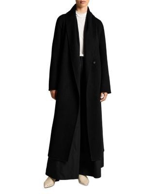 Vince Wool & Cashmere Shawl Collar Long Coat