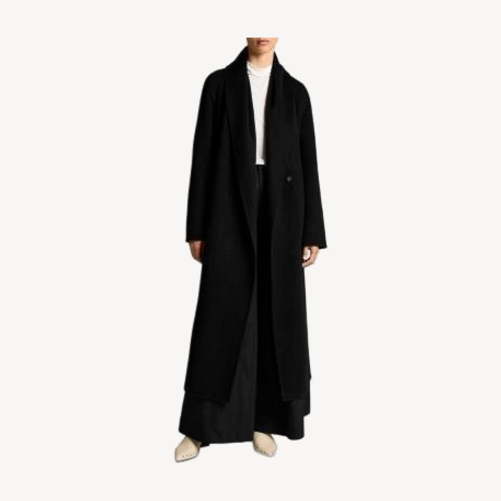 Vince Wool & Cashmere Shawl Collar Long Coat