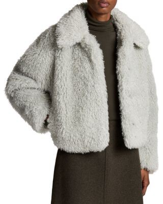 Vince Faux Fur Cropped Jacket