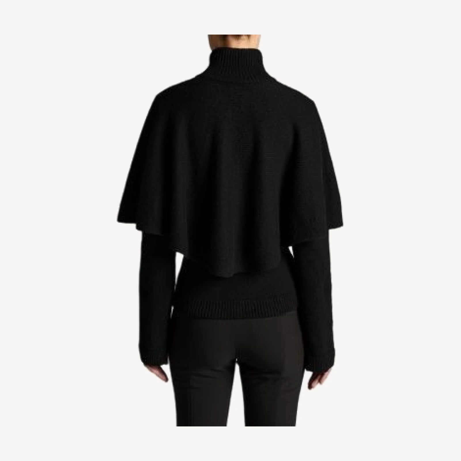 Vince Turtleneck Cape Cardigan