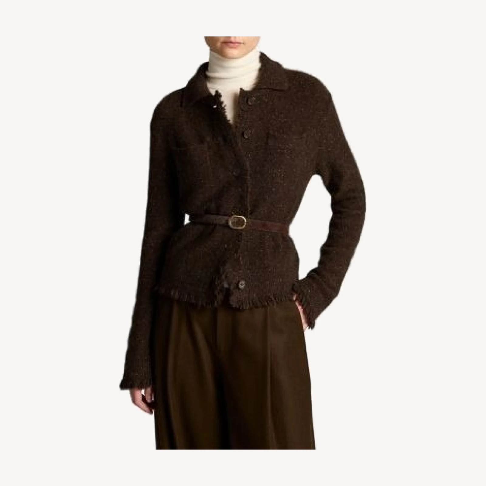 Vince Cashmere Shrunken Donegal Jacket