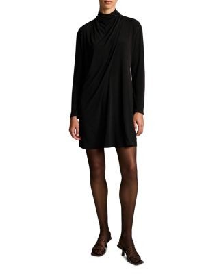 Vince Draped Cowl Neck Long Sleeve Top