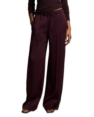 Vince Mid Rise Tailored Drawstring Pants