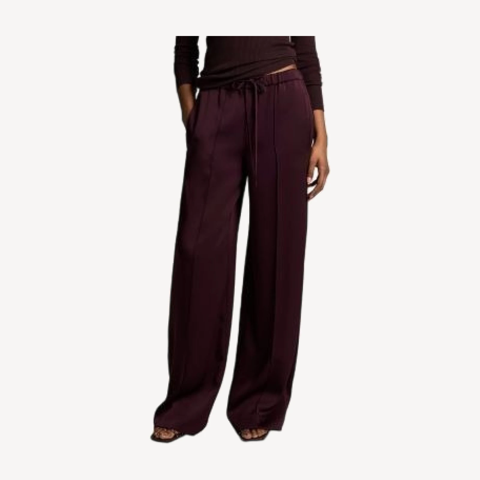 Vince Mid Rise Tailored Drawstring Pants