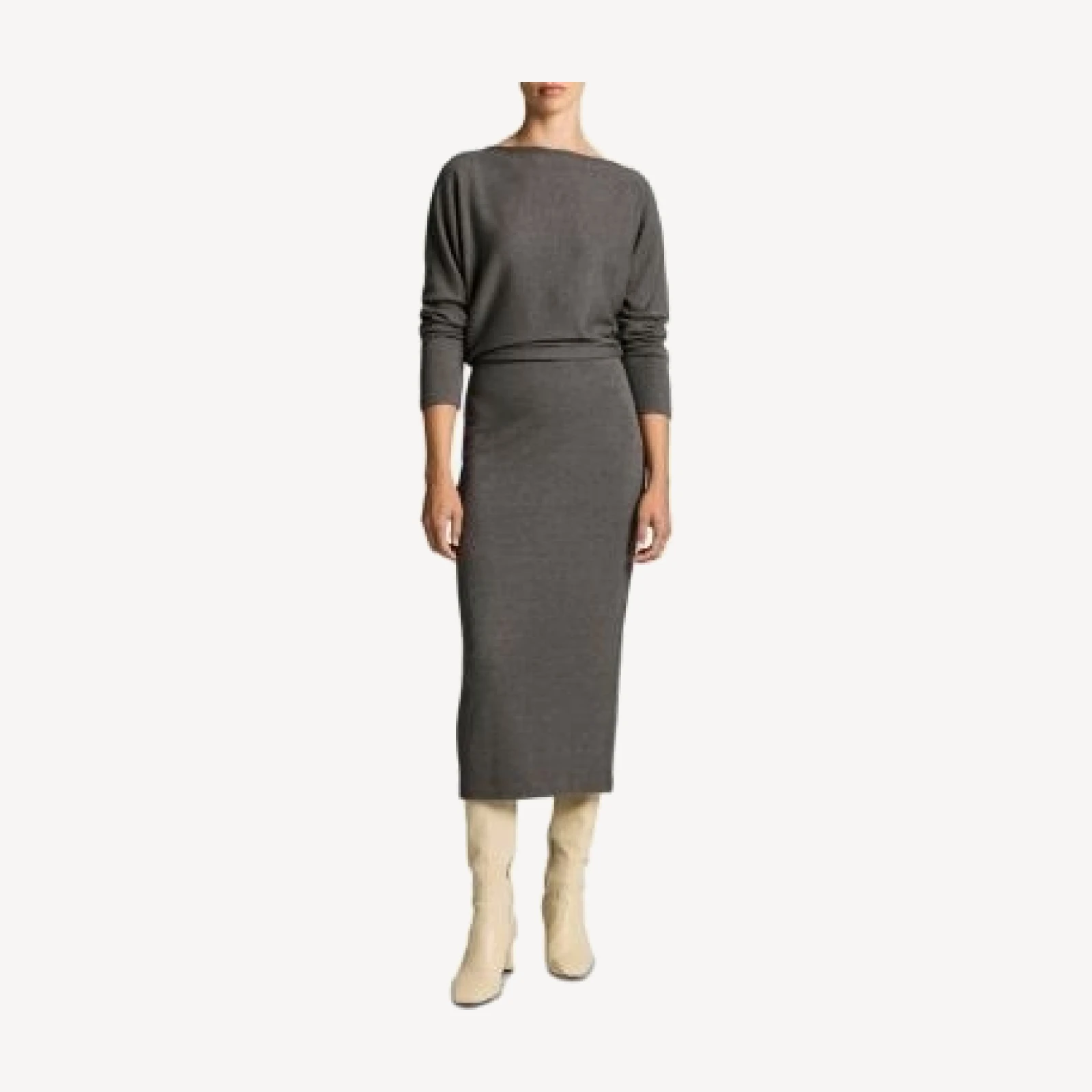 Vince Cozy Off Shoulder Midi Dress