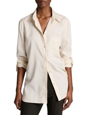Vince Striped Long Sleeve Shirt
