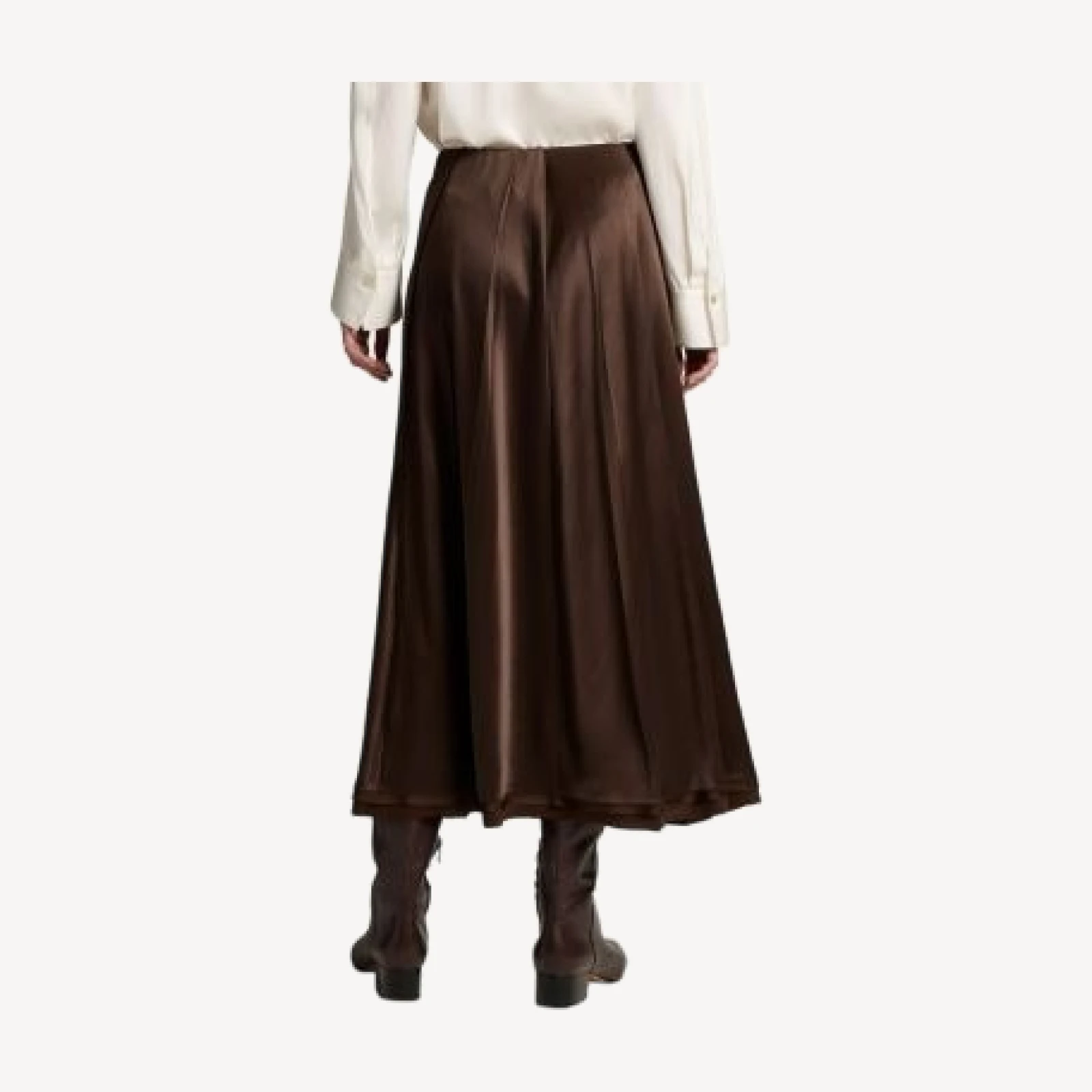 Vince Creased Pleated Skirt
