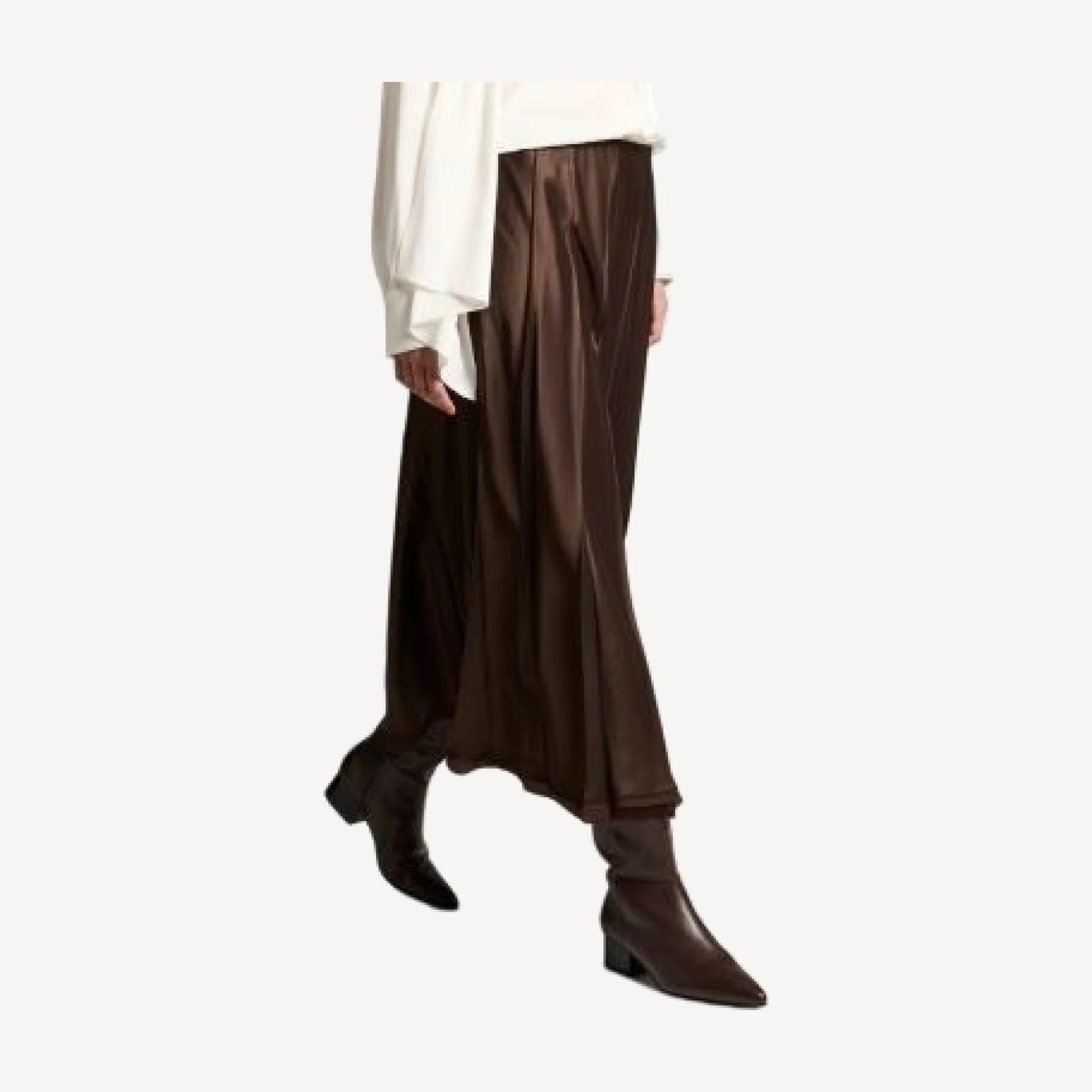 Vince Creased Pleated Skirt