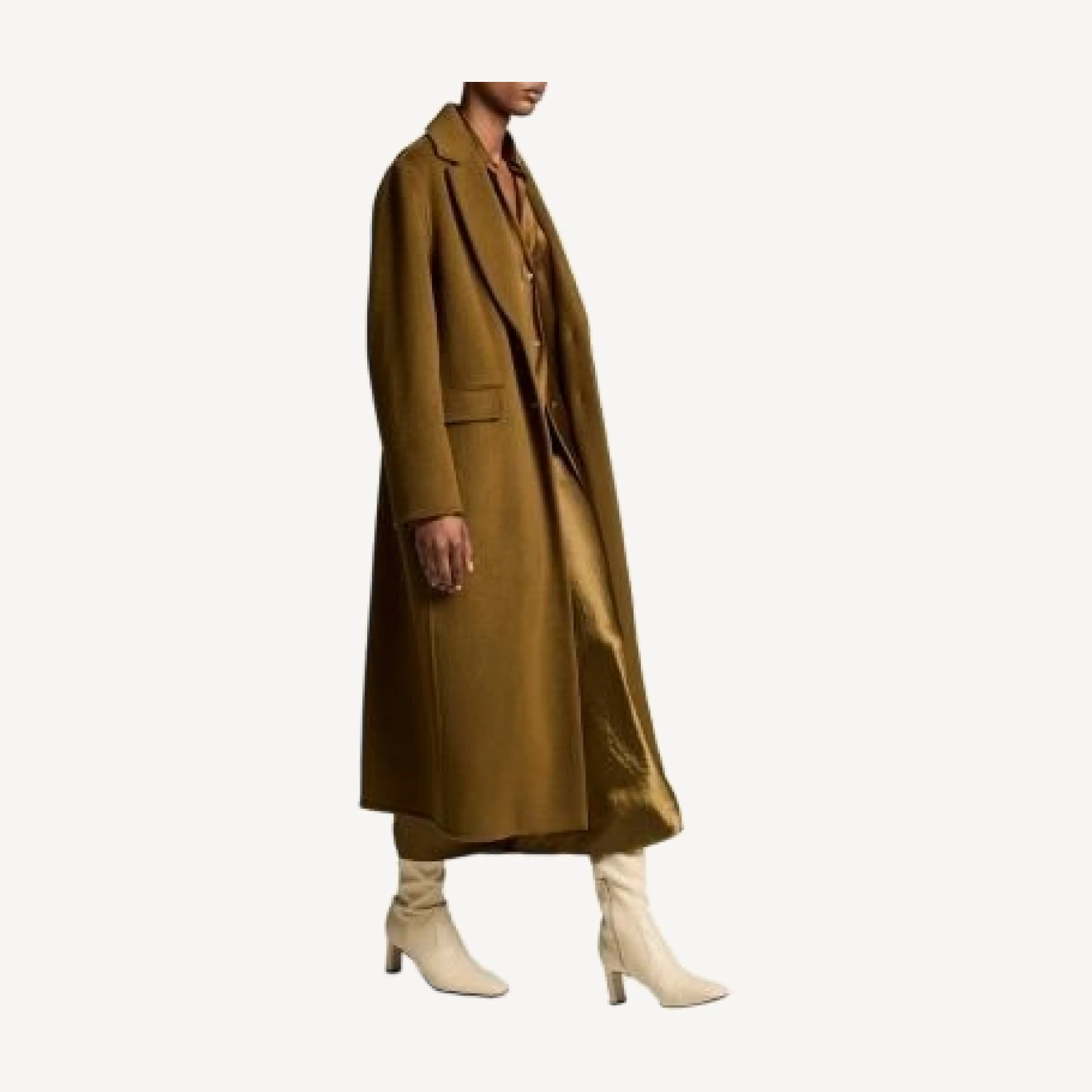 Vince Wool & Cashmere Single Breasted Classic Coat