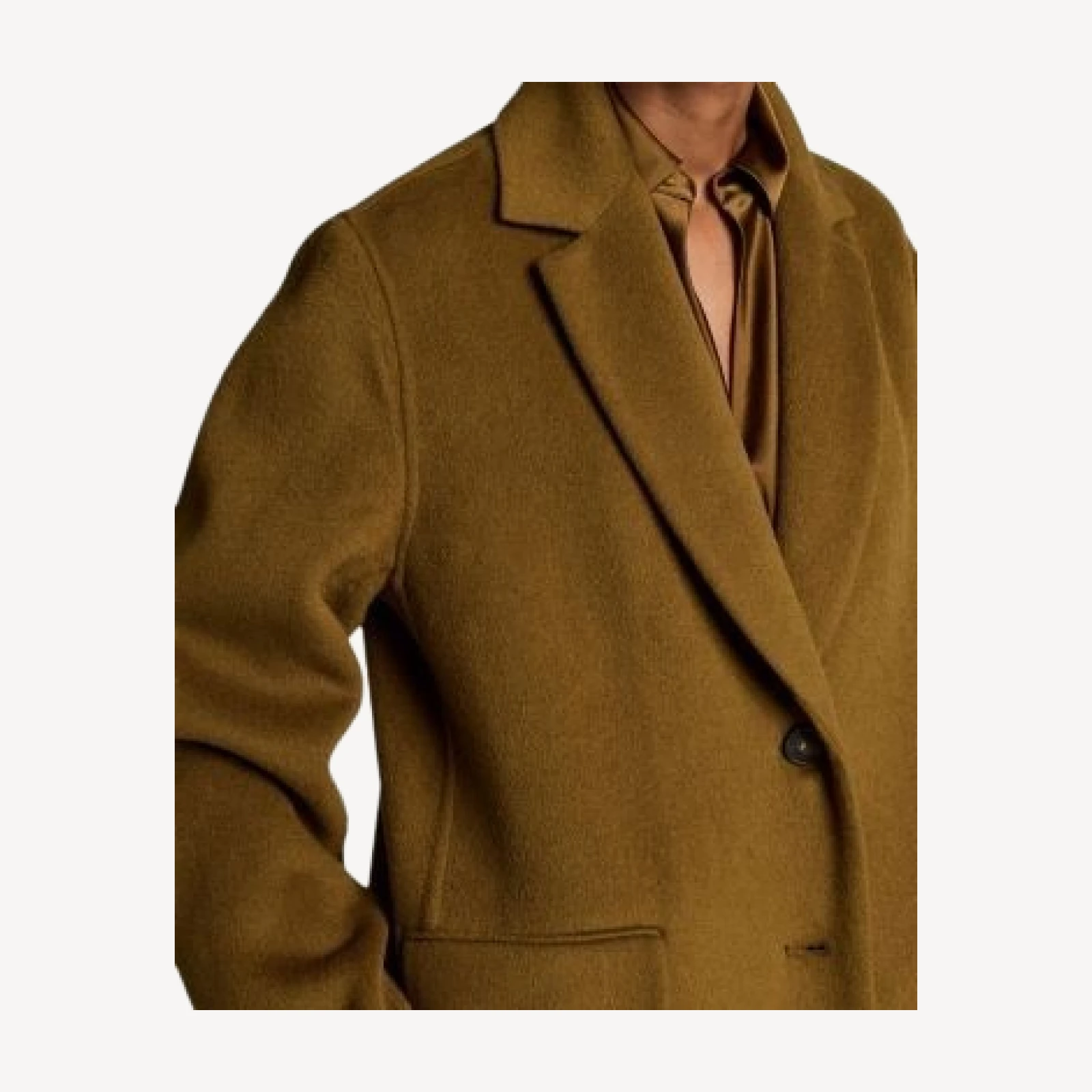 Vince Wool & Cashmere Single Breasted Classic Coat