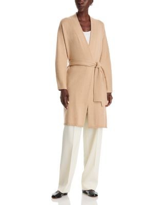 Vince Wool & Cashmere Belted Cardigan