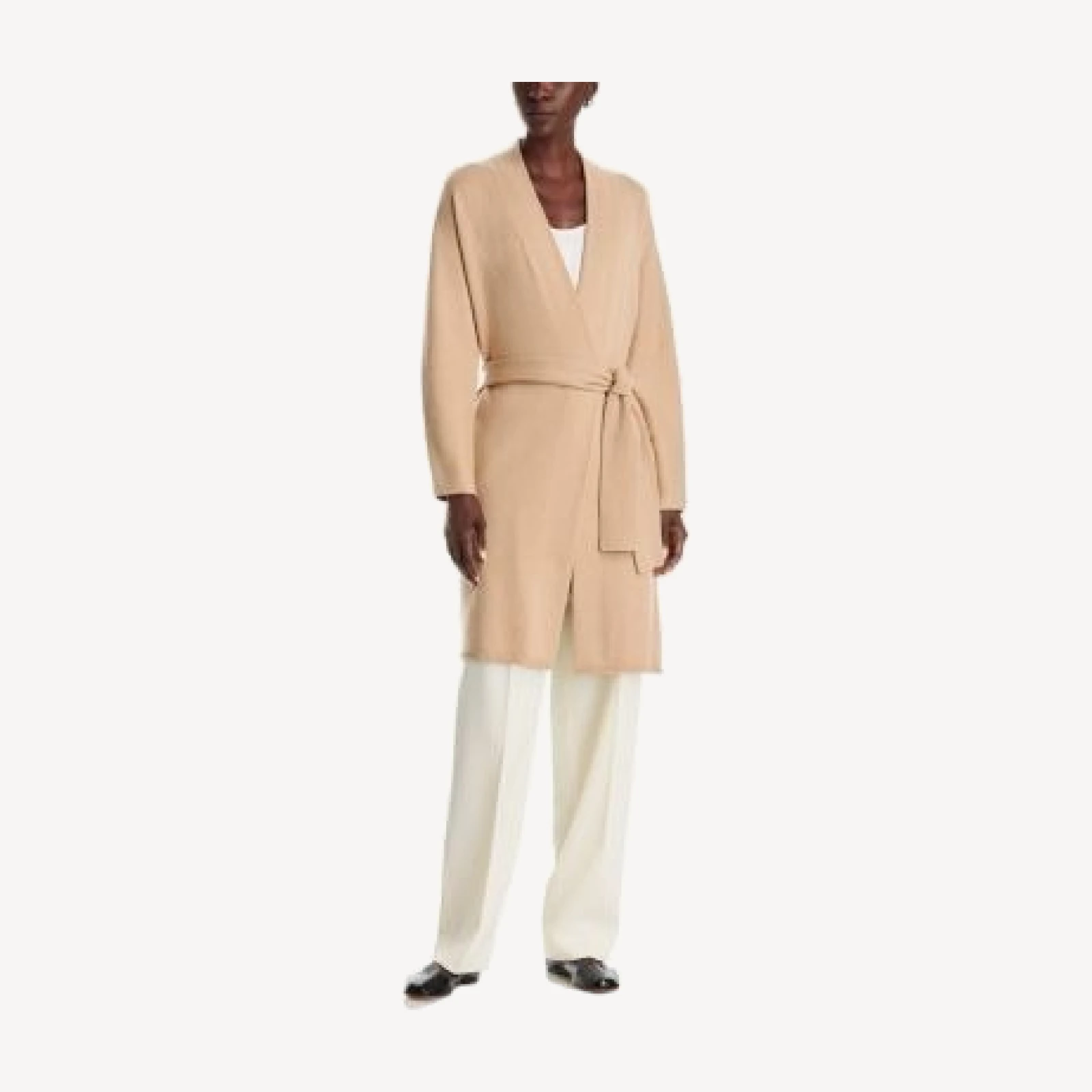 Vince Wool & Cashmere Belted Cardigan