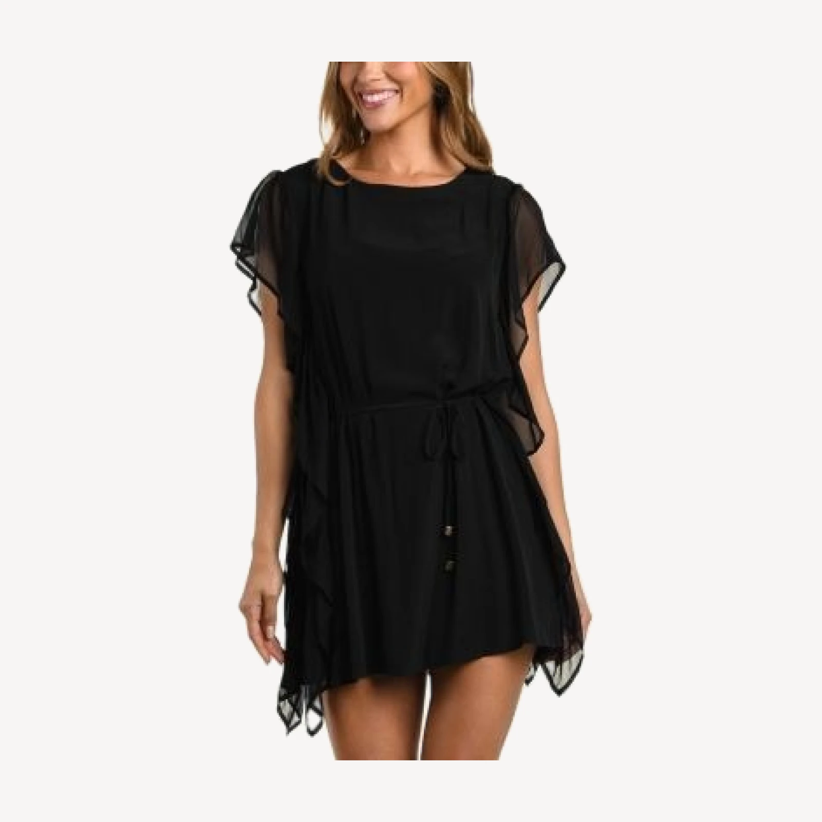 L'Agence Glam Covers Alia Tunic Swim Cover-Up