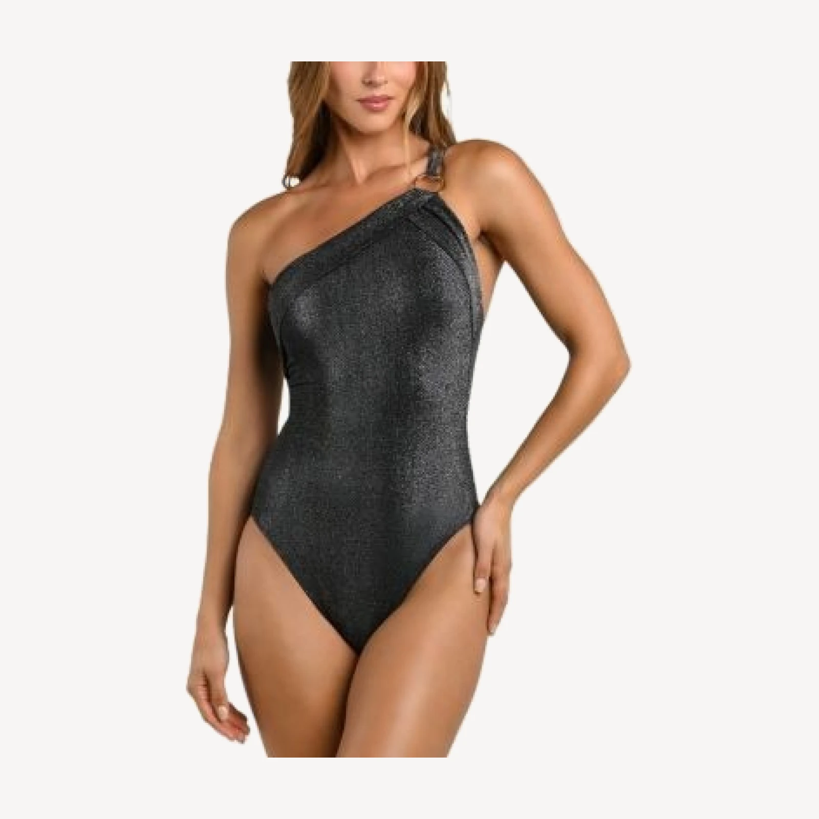 L'Agence Karmin Sparkle One Piece Swimsuit
