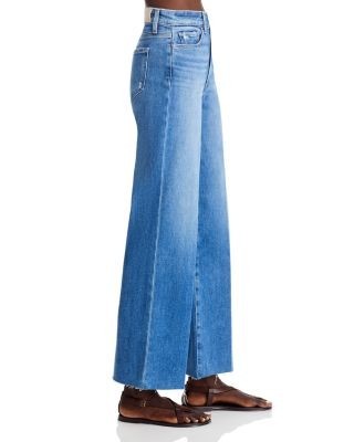 Paige Anessa 31 High Rise Wide Leg Jeans in Flamenco Distressed