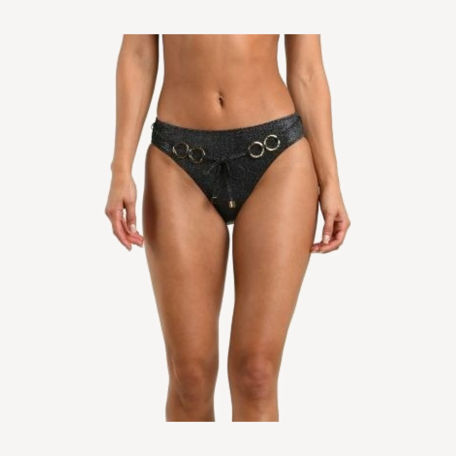 L'Agence Nicole Sparkle Classic Bikini Bottom