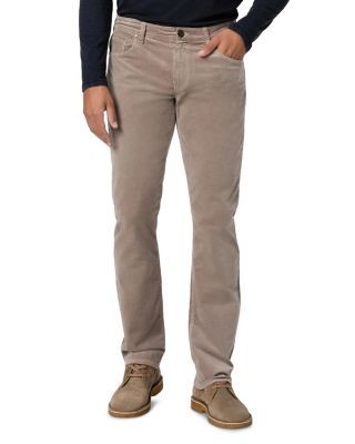 Paige Federal Slim Straight Jeans in Silver Pearl