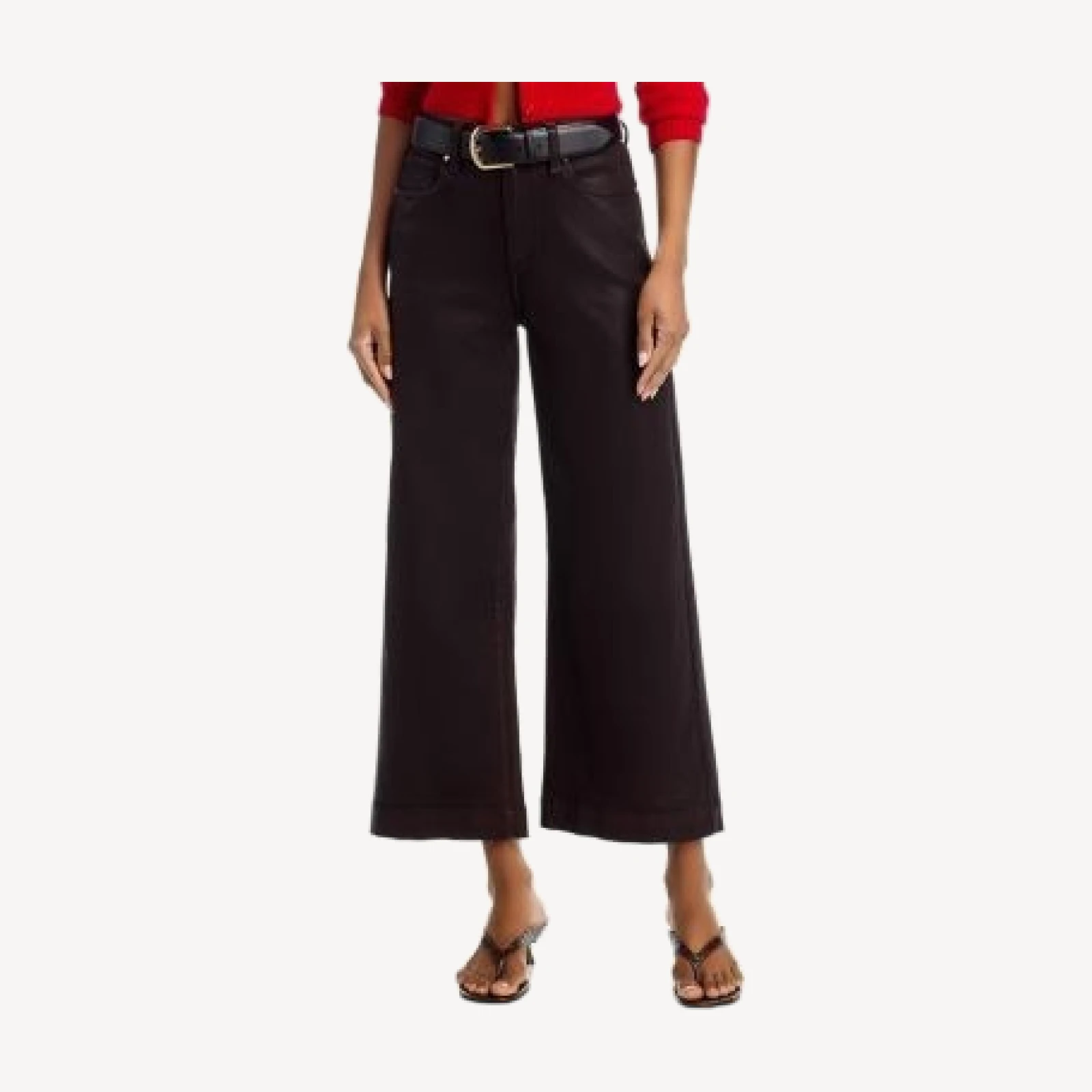 Paige Anessa Coated Jeans