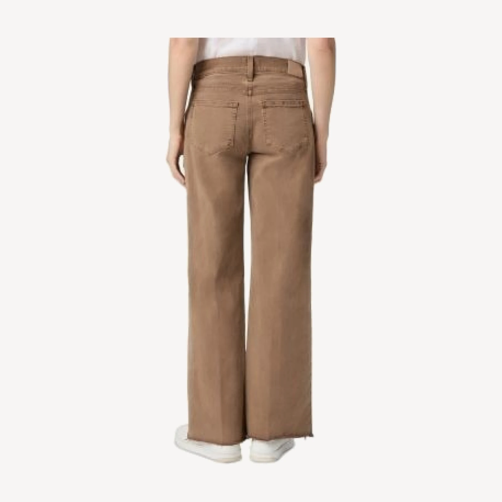 Paige Anessa High Rise Wide Leg Maternity Jeans in Vintage Canewood