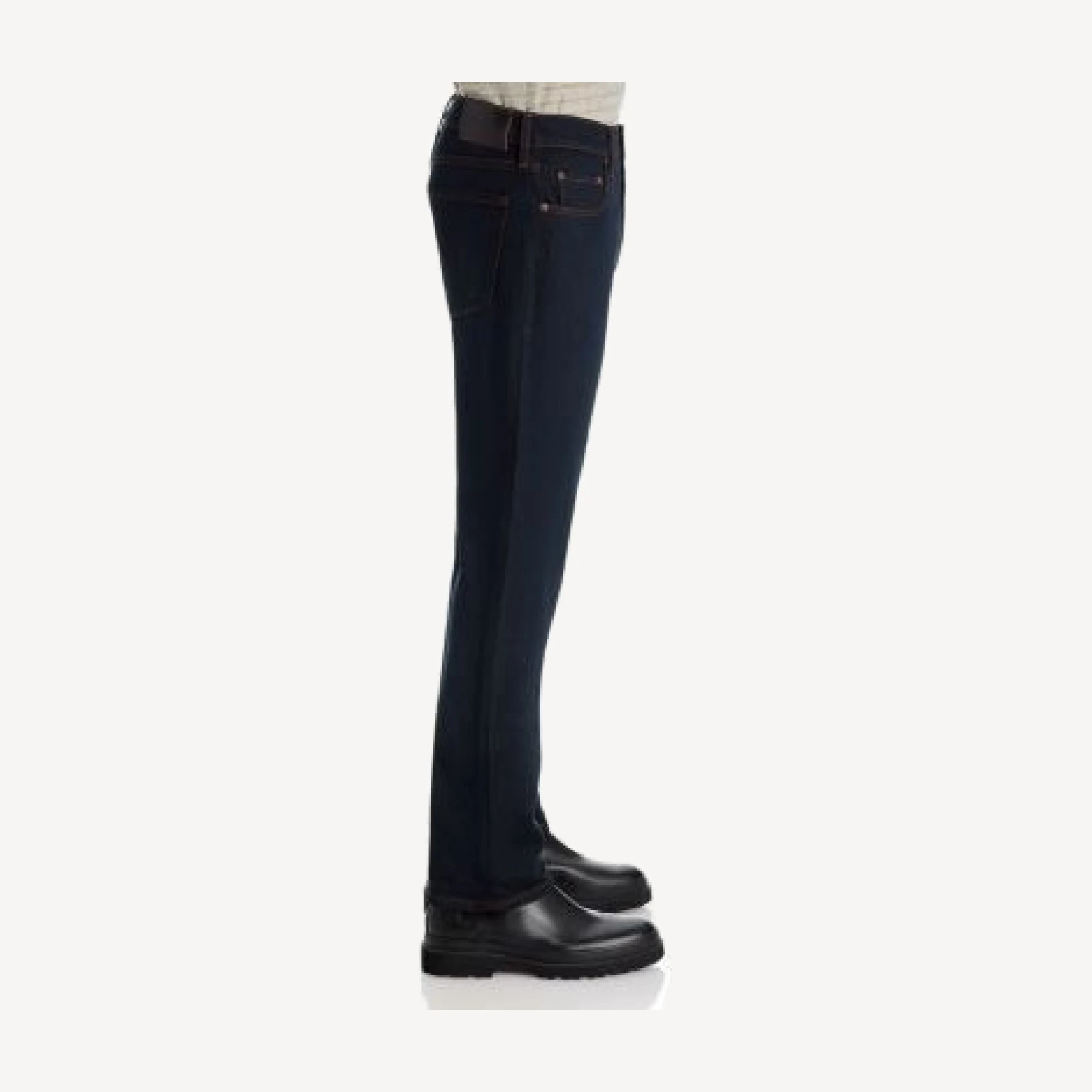 Paige Federal 33.5 Slim Straight Jeans in Eldron
