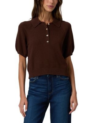 Paige Birch Polo Sweater