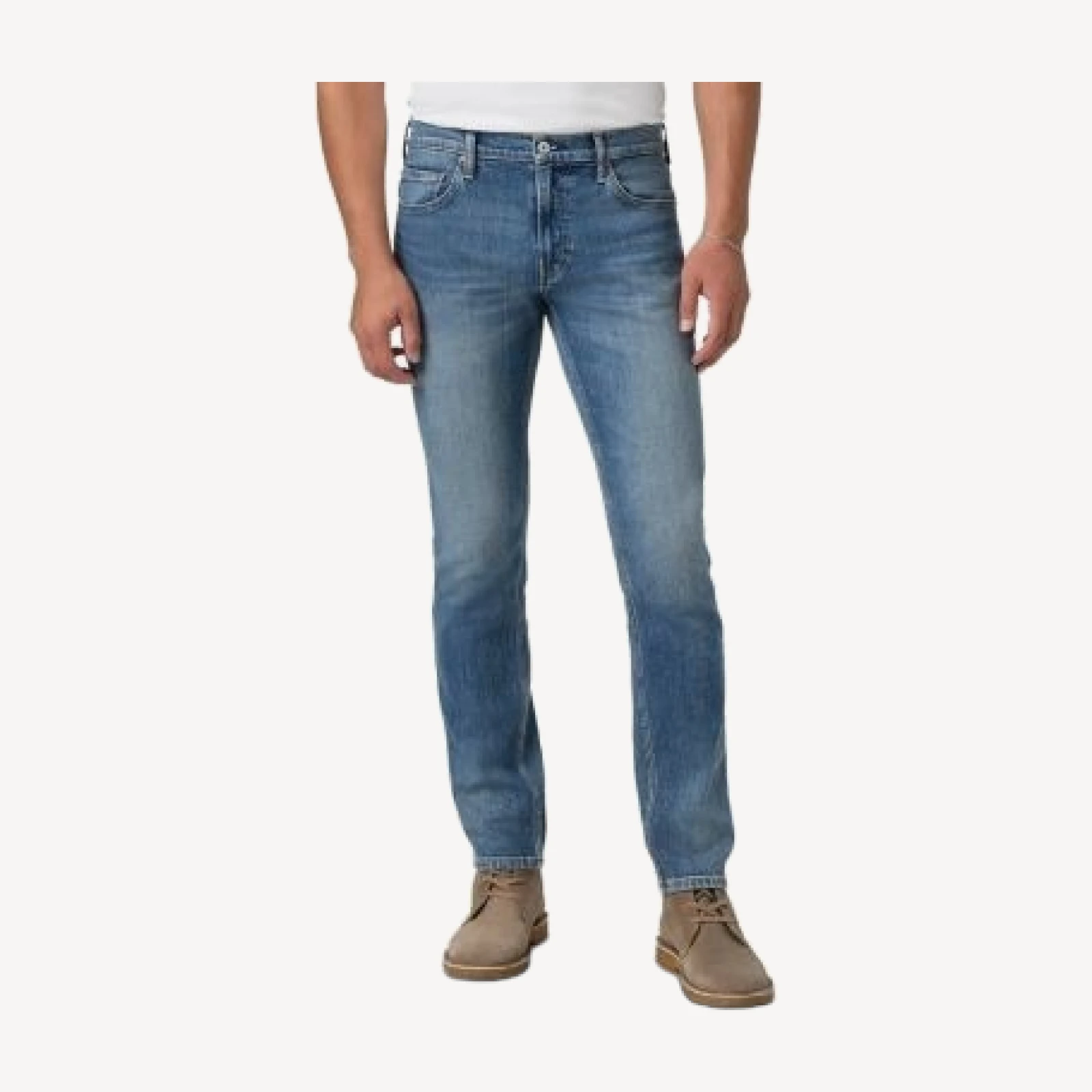 Paige Federal Slim Straight Jeans in Cumberland