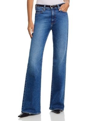 Paige Sofia Mid Rise Soft Flare Jeans in Carver
