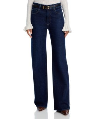 Paige Sasha High Rise Wide Leg Jeans in Dwell