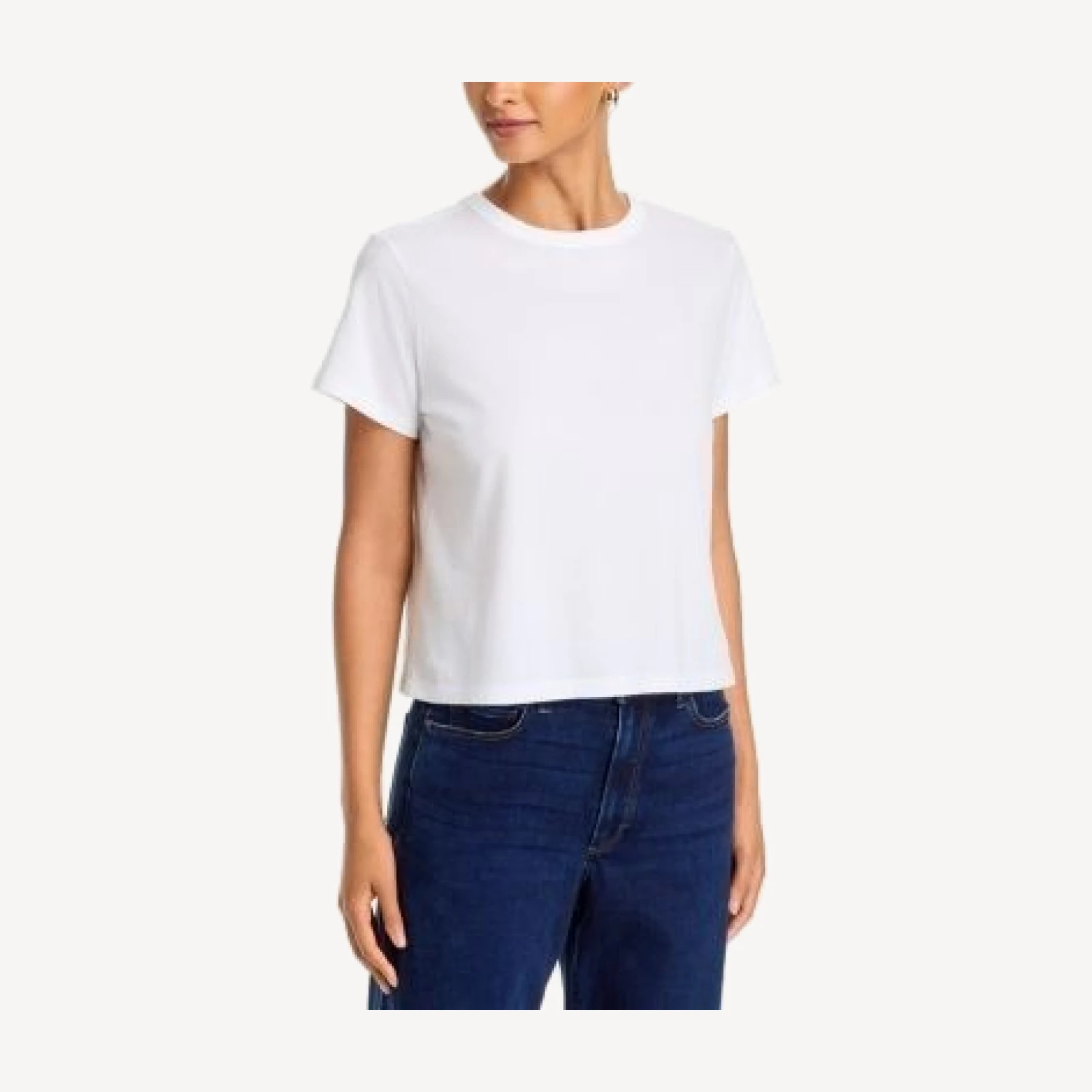 Paige Rhodes Cotton Crewneck Tee