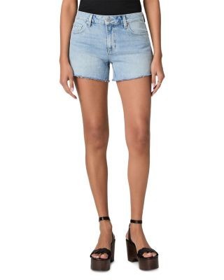 Paige Dylan Raw Hem Denim Shorts
