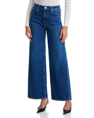 Paige Aneesa High Rise Wide Jeans in Amalfi Tide
