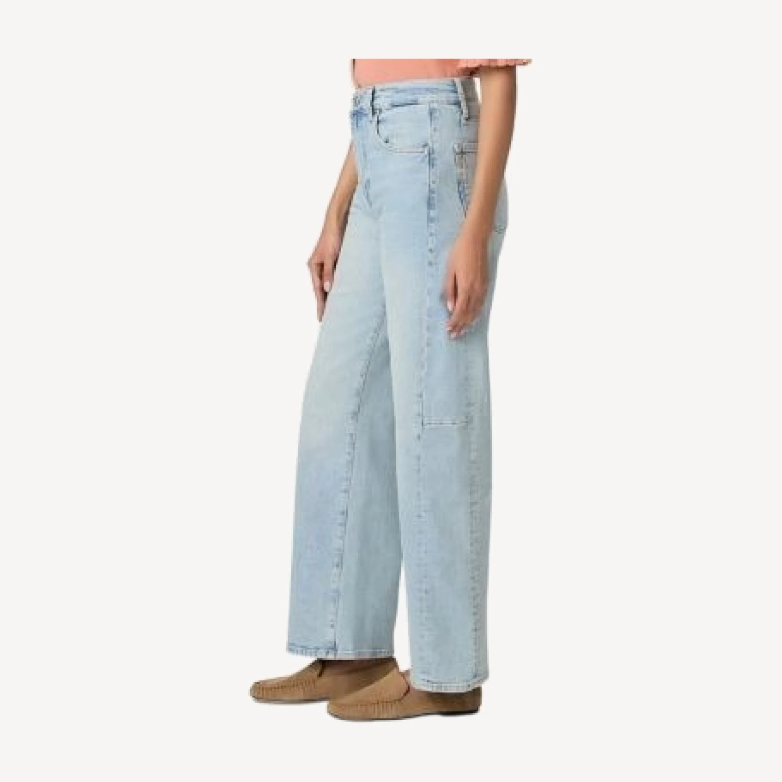 Paige Arellia Skimmer High Rise Barrel Leg in Marvista