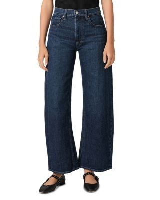 Paige Arellia Skimmer High Rise Barrel Leg Jeans in Visage
