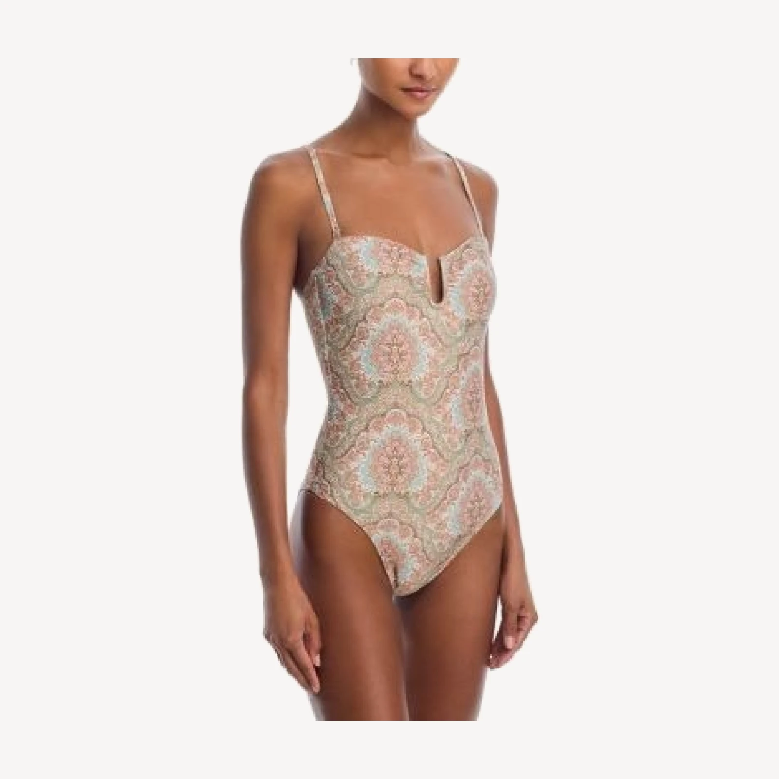 Paige Gianna U Ring Front One Piece Swimsuit