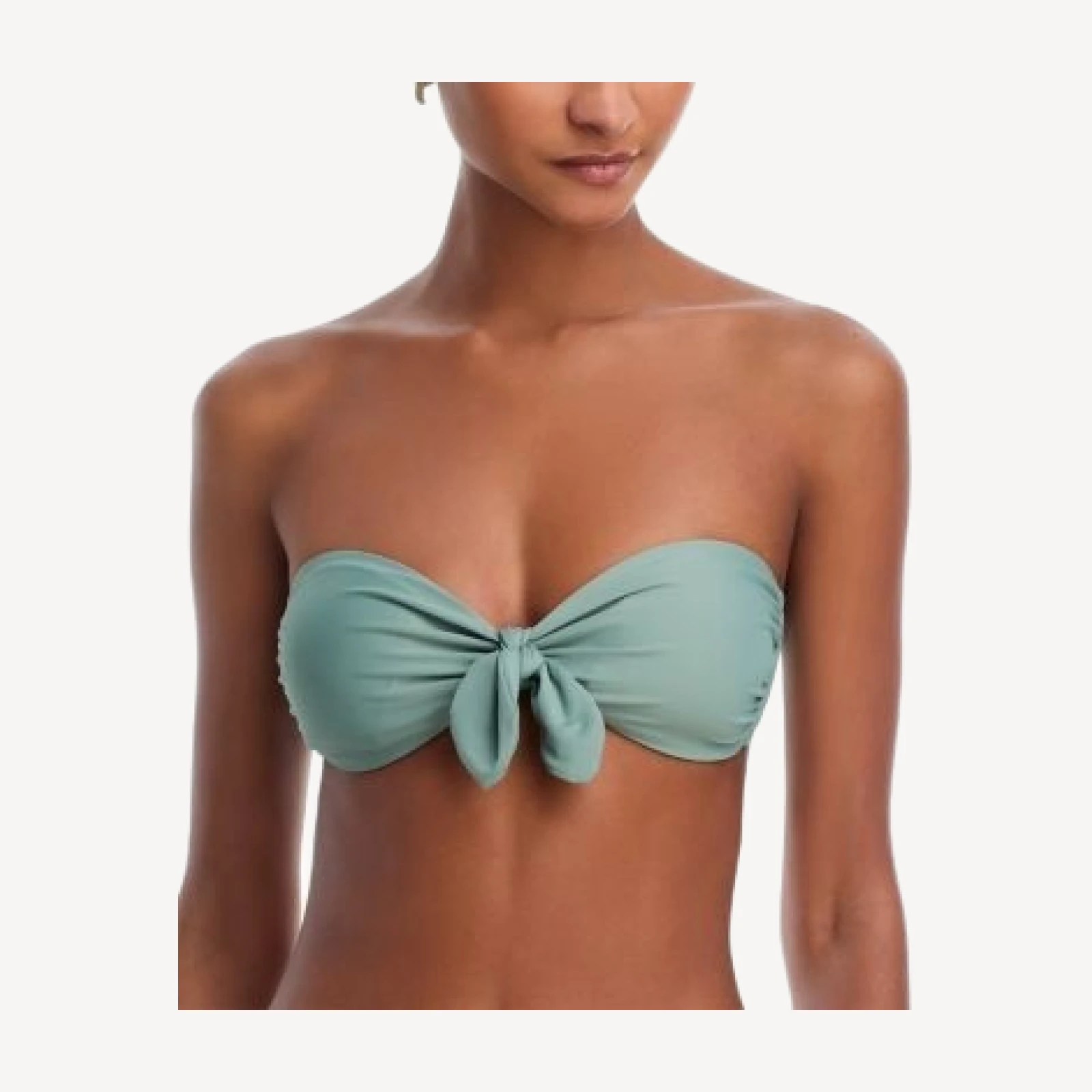 Paige Libby Tie Front Bandeau Bikini Top
