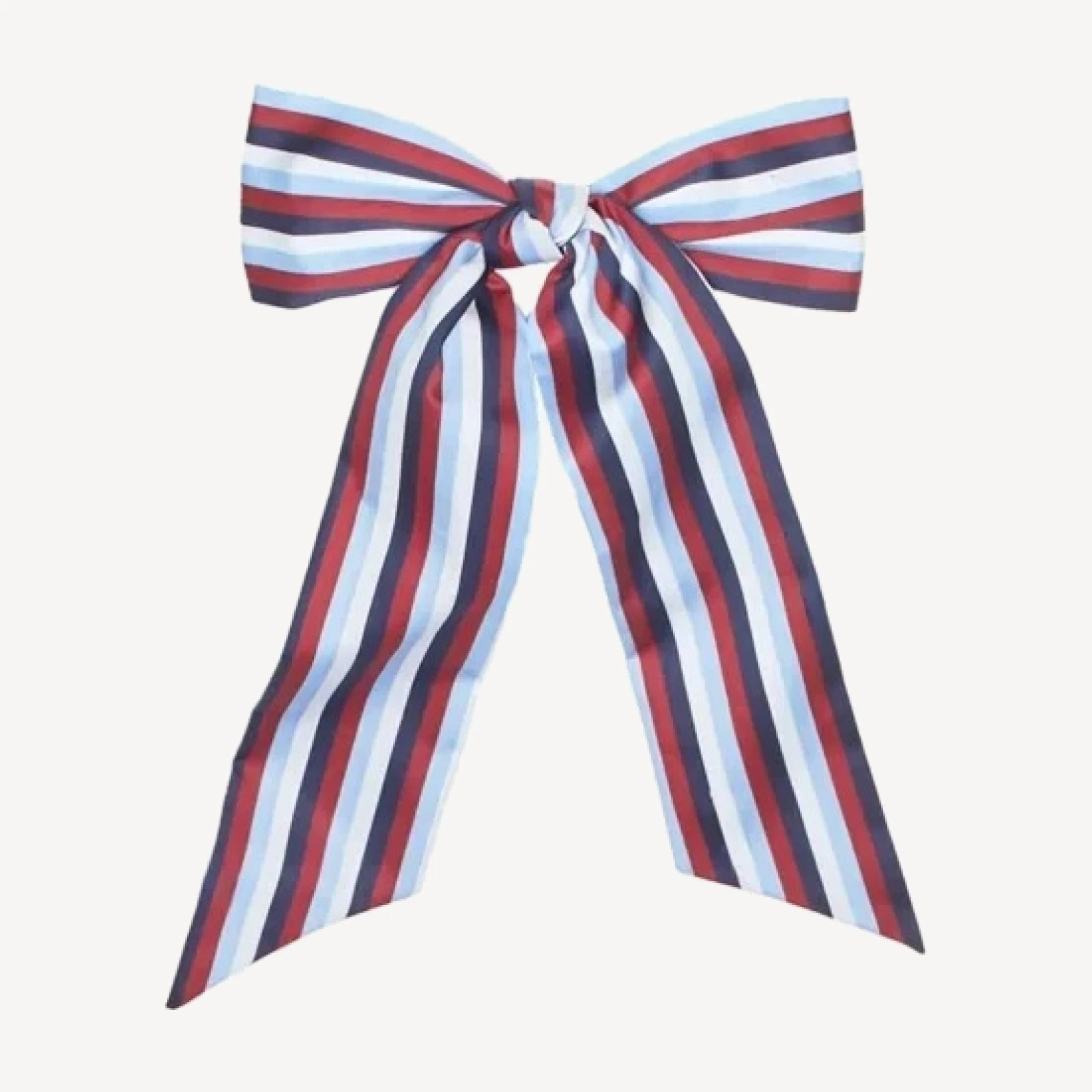 The Belle Bow - Firecracker Stripe