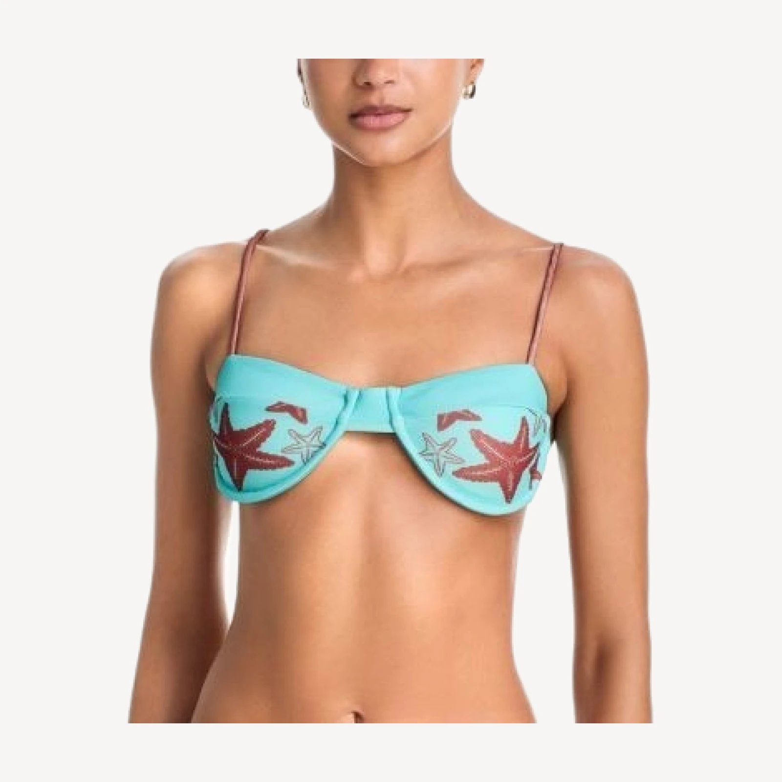 Farm Rio Padded Bikini Top with Magnetic Clasp