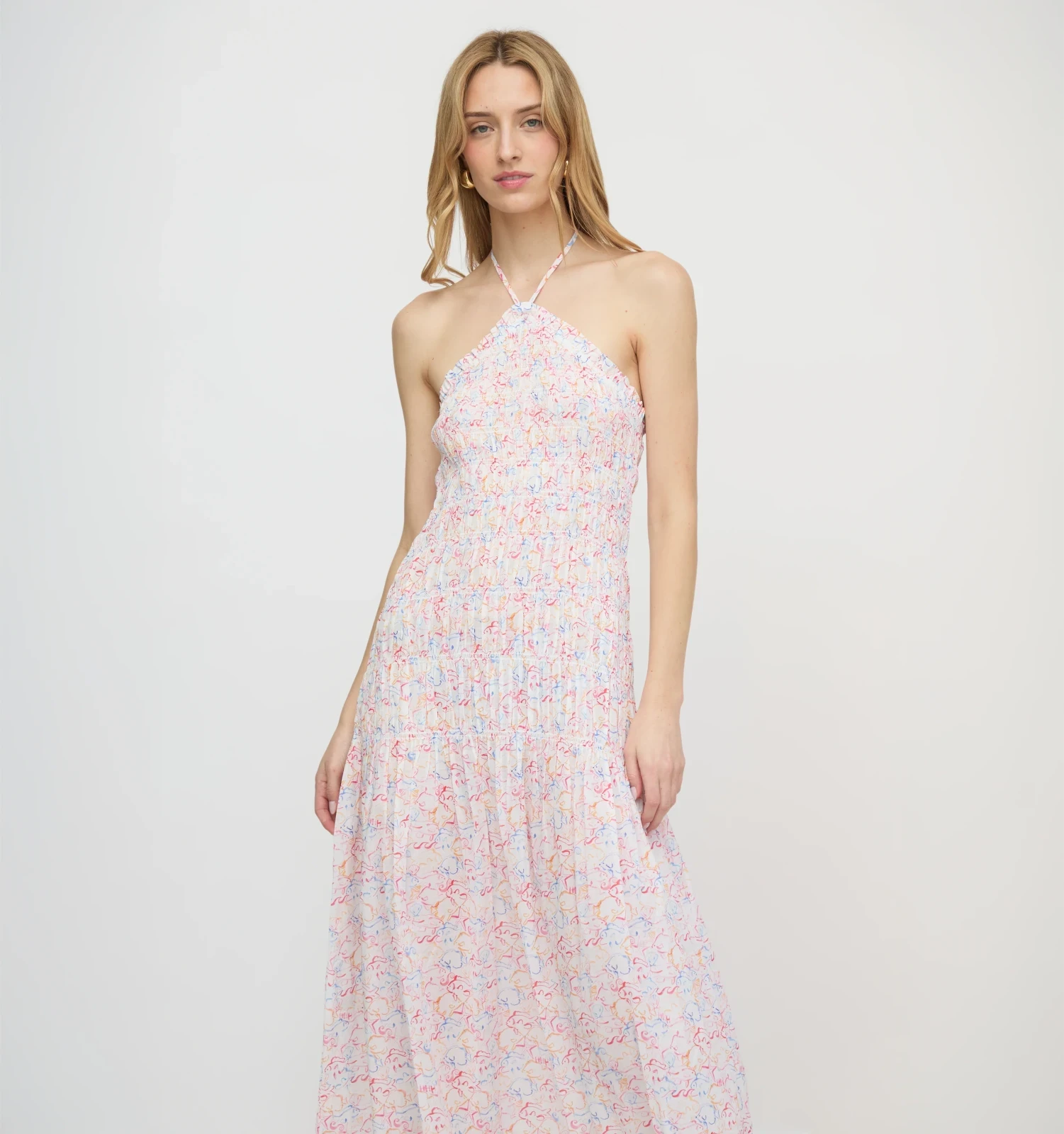 The Lenora Beach Dress - Camo Fish