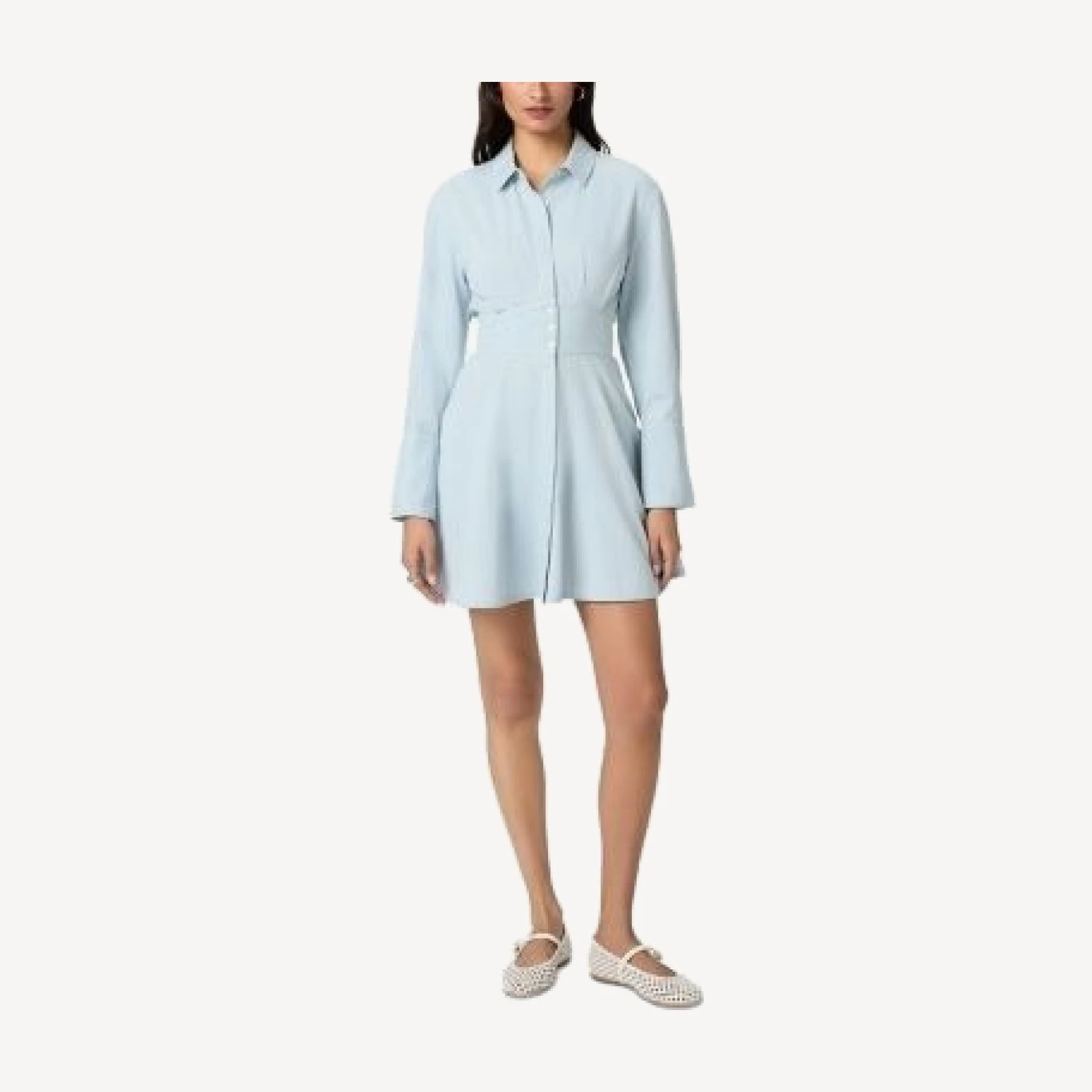 Paige Sandrine Structured Waist Dress