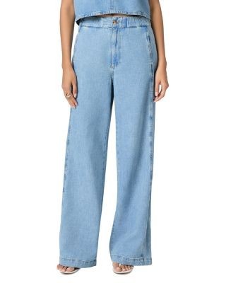 Paige Rumi High Rise Wide Leg Jeans in Revolution