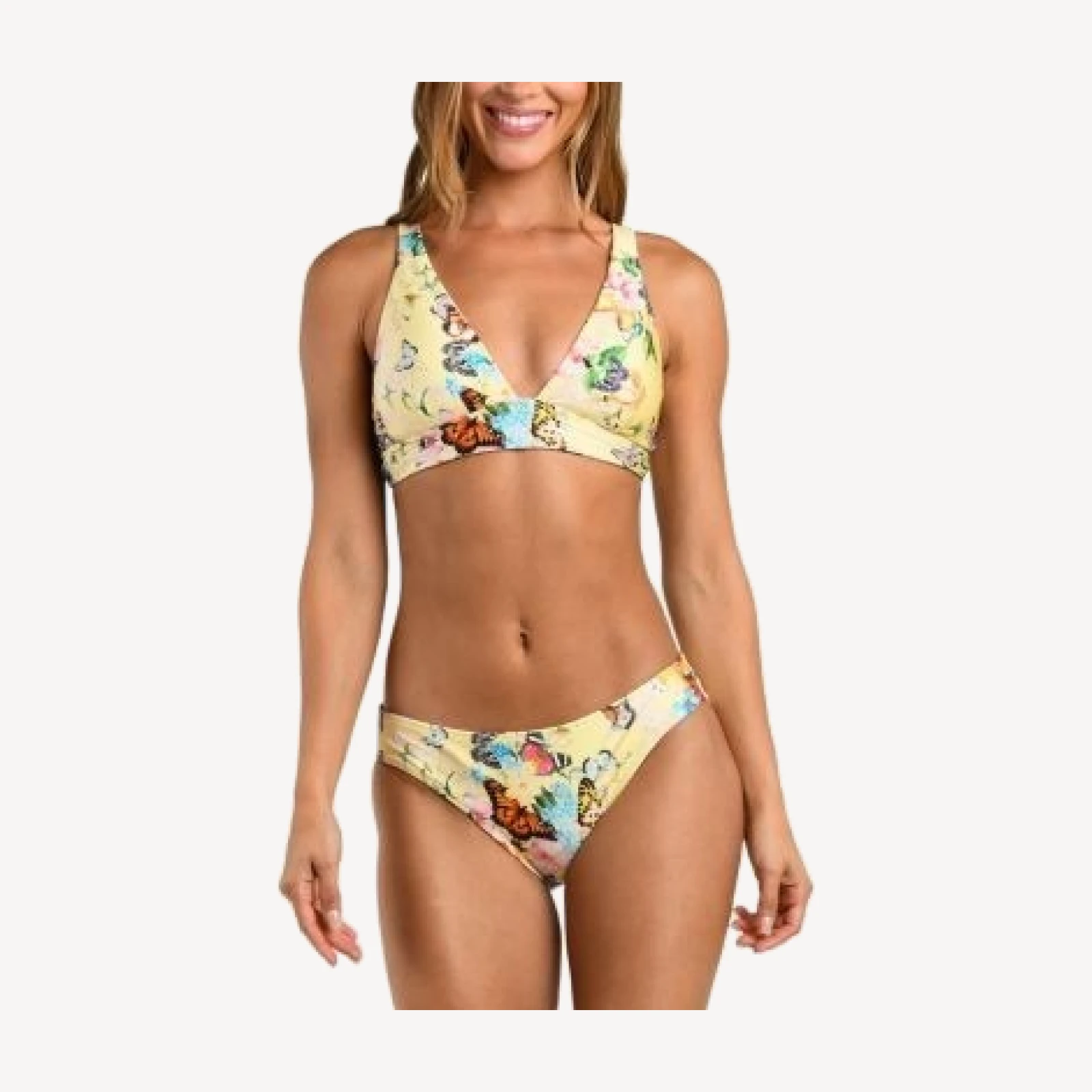 L'Agence Nicole Garden Butterflies Classic Bikini Bottom