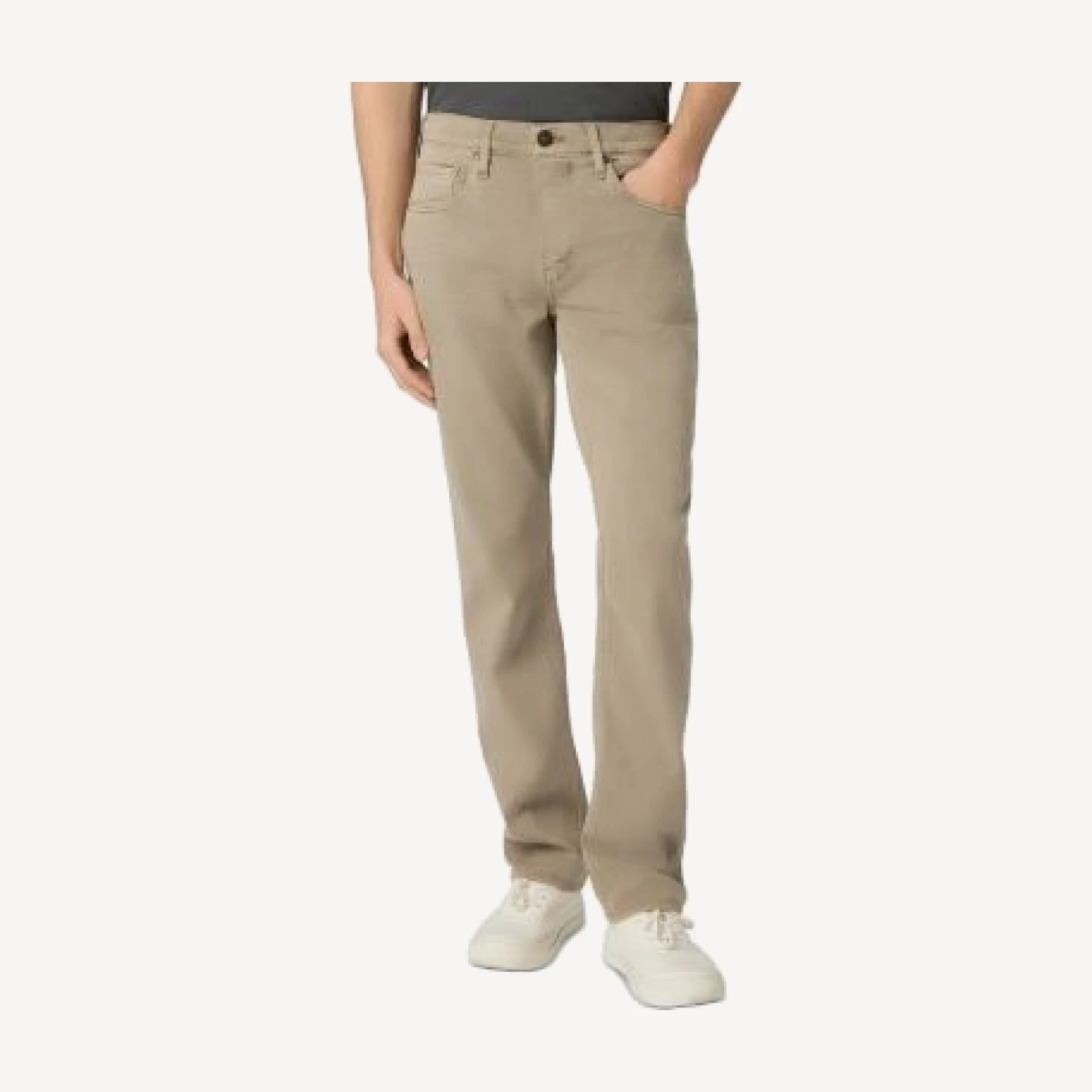 Paige Federal Straight Slim 32 Jeans in Vintage Pale Beige